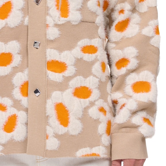 BNWT Jacquemus Le Chemise Neve Fleurs Heavyweight Cardigan Unisex Large $950 - Picture 6 of 13